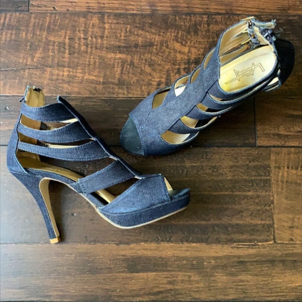 Sold - Denim Heels